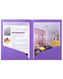 Lot de 25 Chemises double à poche - Violine EXACOMPTA Rock's Visuel