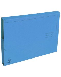 Lot de 50 Chemises à poche en carte recyclée - Bleu : EXACOMPTA Forever