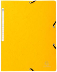 Chemise à élastiques sans rabat - Jaune : EXACOMPTA Image