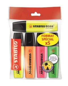 Surligneur - STABILO Nature COLORS BOSS Assortiment de 8