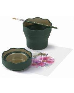Gobelet à eau pliable - Vert foncé : FABER CASTELL Clic et Go Modèle