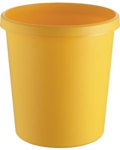 Corbeille à Papier Jaune - 18 litres HELIT Poubelle image