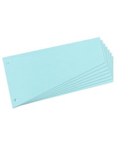 Intercalaires en carton Bleu - Forme trapèze - 230 x 120 mm HERLITZ