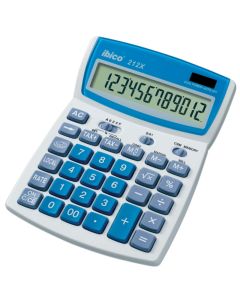 IBICO 212X Calculatrice de bureau solaire 12 chiffres