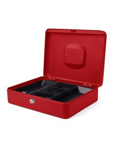 Photo Grande Caisse à monnaie - Rouge - 300 x 240 x 90 mm : PAVO 8011094