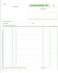 Bon de LIVRAISON Carnet autocopiant Dupli - 210 x 180 mm EXACOMPTA 13160E