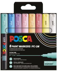Marqueur peinture Posca PC 5M Métal - Assortiment Pastel POSCA