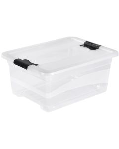 Photo Boite de rangement à couvercle - 12 litres - Transparent KEEEPER Cornelia