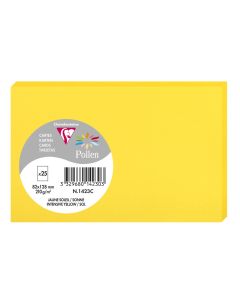 Photo Carte en papier POLLEN 82 x 128 mm - Jaune Soleil 1423C 