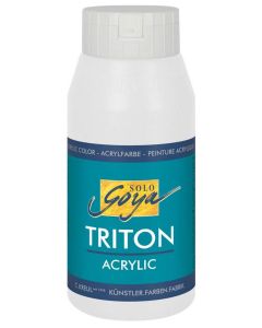 Photo Peinture acrylique Triton Acryl Basic - 750 ml - Blanc C. KREUL  flacon