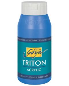 Photo Peinture acrylique Triton Acryl Basic - 750 ml - Bleu primaire C. KREUL  flacon