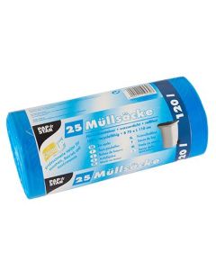 Grands sacs poubelle - 120 litres - Bleu STARPAK