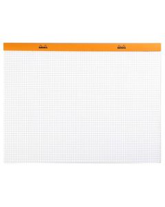 Bloc-notes quadrillé - 318 x 420 mm A3+ RHODIA N°38 Couverture orange