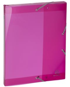Photo Boîte de classement à élastiques - Dos 25 mm - Rose EXACOMPTA Iderama Image