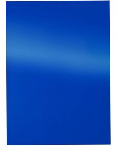 Photo Plat de couverture pour reliure A4 - Carton Chromolux - Bleu PAVO (8011063)