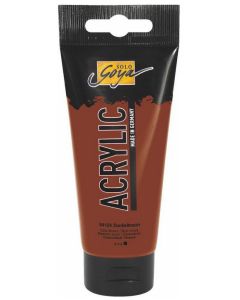 Photo Peinture acrylique Marron fonce Tube de 100 ml : KREUL Solo Goya Acrylic 84124