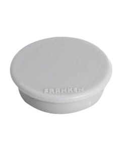 Photo Lot de 10 Aimants ronds - 38 mm - Gris : FRANKEN