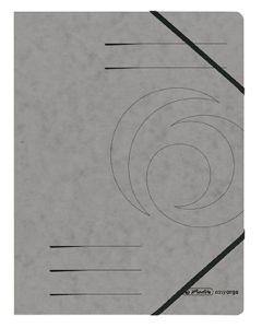 Photo Chemise à élastiques - A4 - Gris foncé : HERLITZ  11159670