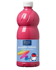 Photo LEFRANC : Gouache liquide Rose - 1000 ml (Peinture enfants) modèle