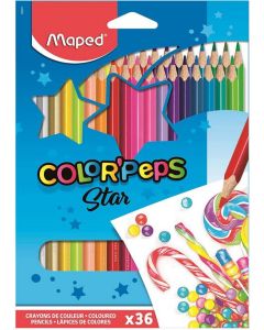 Étui de 36 crayons de couleur - Assortiment : MAPED Color'Peps image