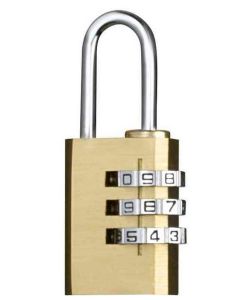 Cadenas en laiton Code 3 chiffres - 20 mm WONDAY Modèle