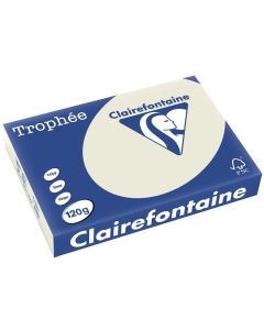 Ramette de papier de 250 feuilles A4 120g - Gris Perle : CLAIREFONTAINE Trophée Visuel