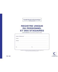 Registre du Personnel et Stagiaire obligatoire ELVE 1464 Gestion employés exemple