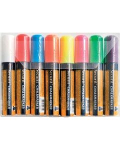 Feutre à craie liquide 7 - 15 mm - Assortiment : SECURIT Lot de 8 Image