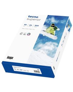 Ramette de papier de 500 feuilles A4 - 90 g - Blanc TECNO Supérieur