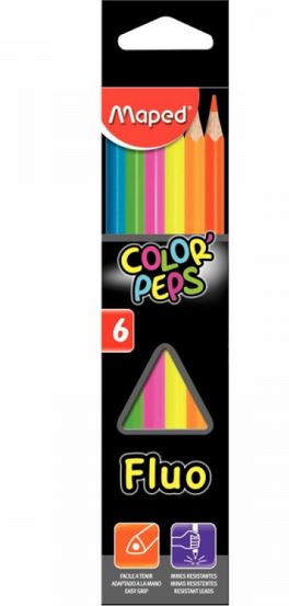 Étui de 12 Crayons de couleur Mini - Assortiment Dessin MAPED Color'Peps  832500
