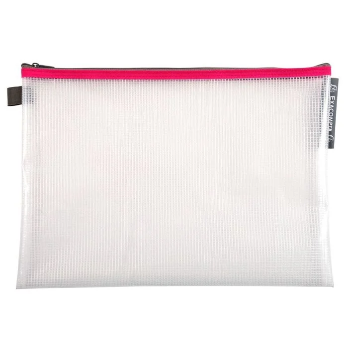 Exacompta Pochette Zip Fermeture éclair Tuto Pochette Plastique