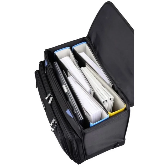 Valise de Pilote à Trolley pour Classeur et Ordinateur PIONEER